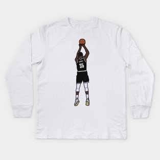 Kevin Anteater - Brooklyn Nets NBA Kids Long Sleeve T-Shirt